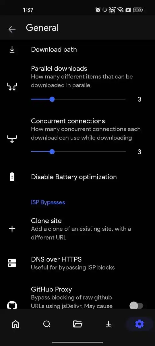 CloudStream APK v4.5.4 Download 2025 | 10+ Free Repositories 1 General Settings